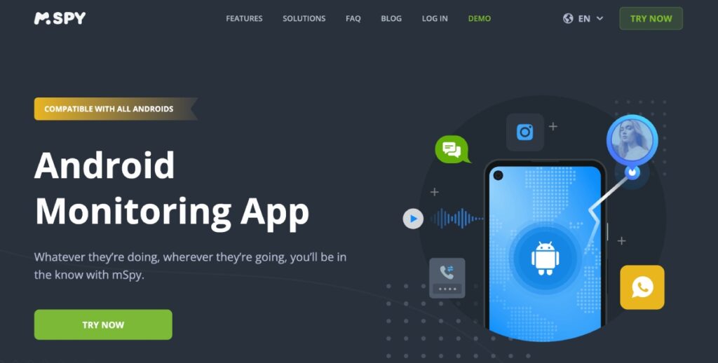 mspy android monitoring app