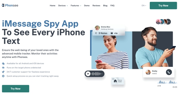iMessage Spy App for å se hver iPhone-tekst