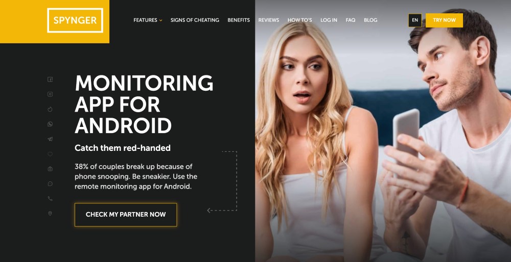 Monitoring app for Android