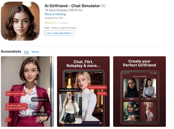 AI Girlfriend app